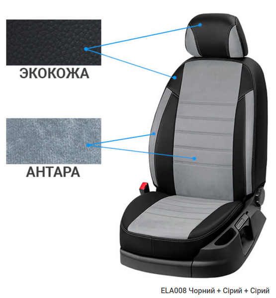 Авточохли для Hyundai i40 2011-2015 р 215_12 фото