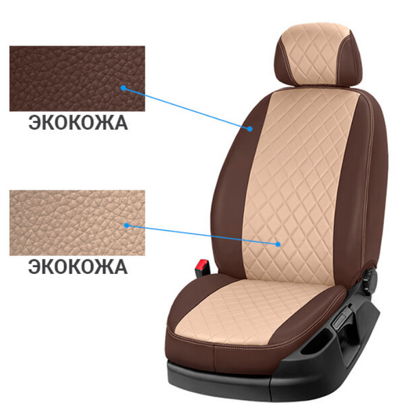 Авточехлы для Subaru XV 2017-2024 р 518_12 фото